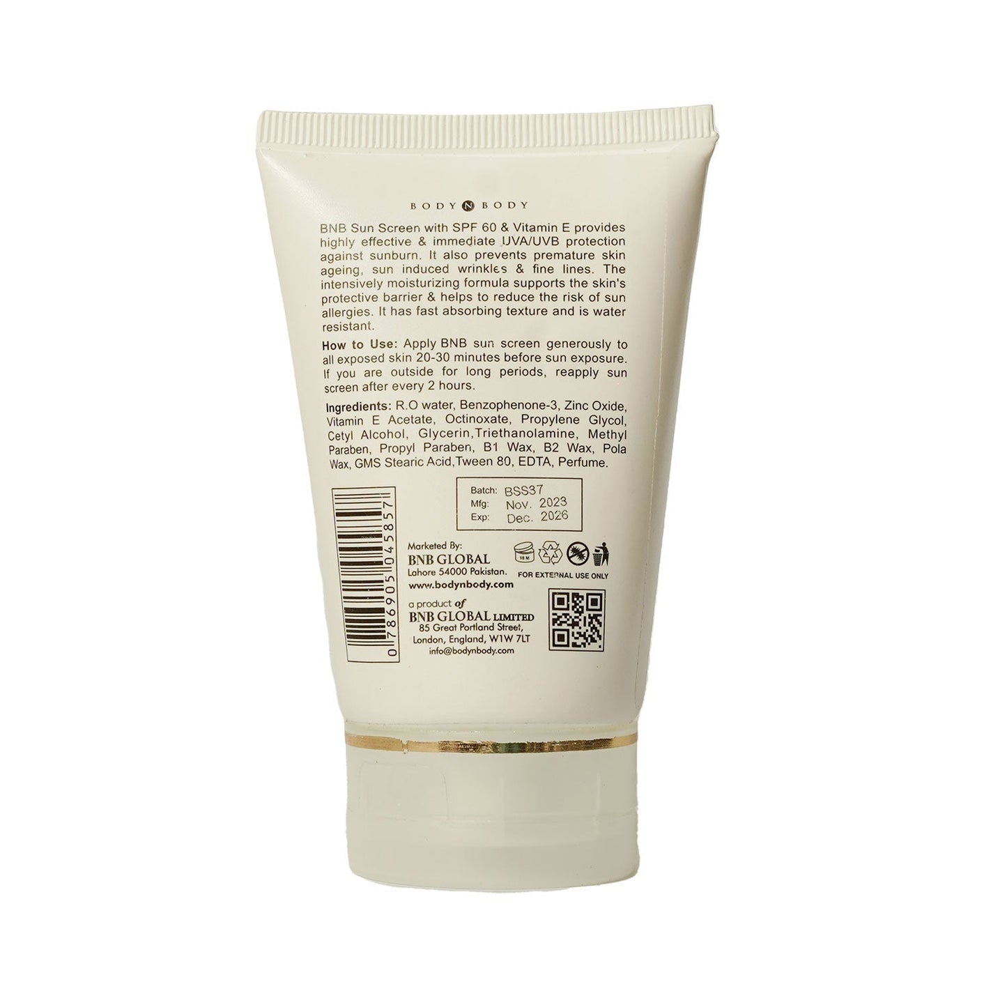 Vitamin E Sun Screen (Spf 60)