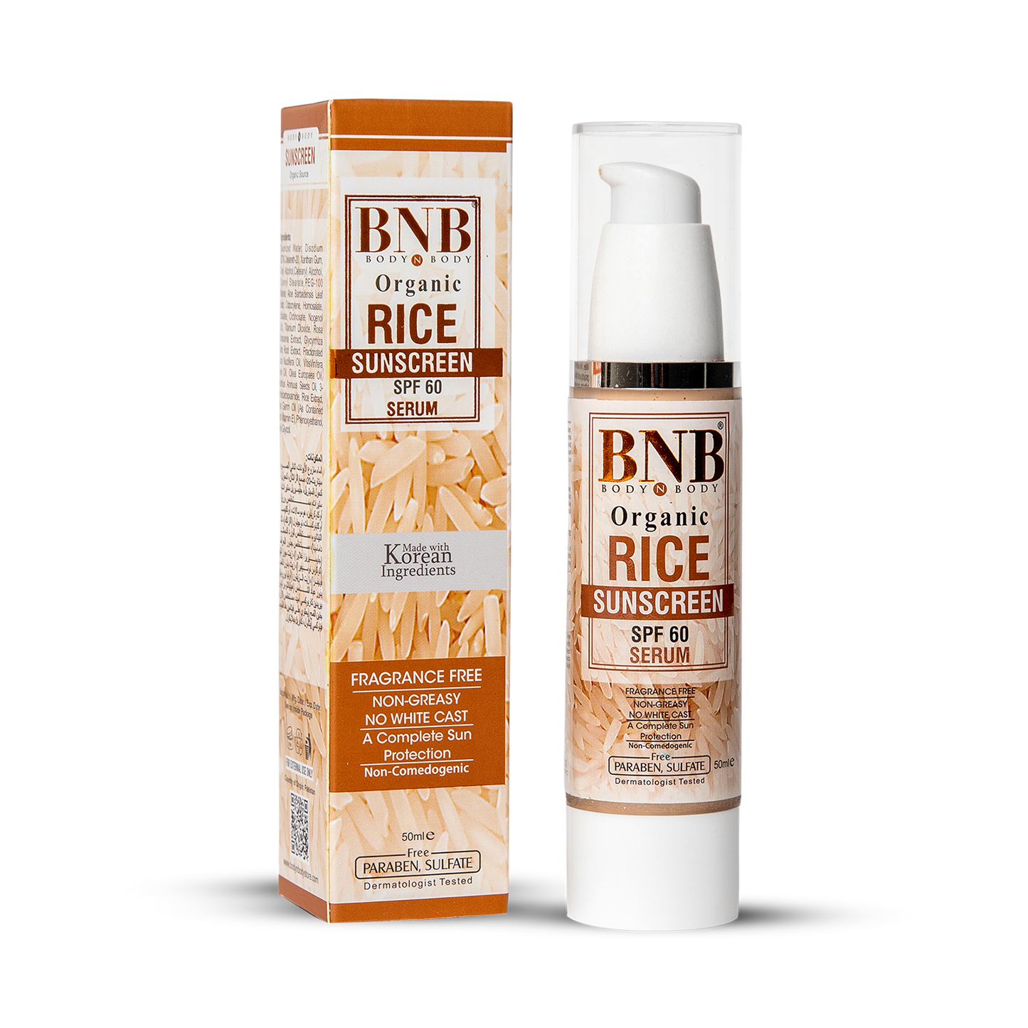 Rice Extract Sunscreen Serum SPF-60