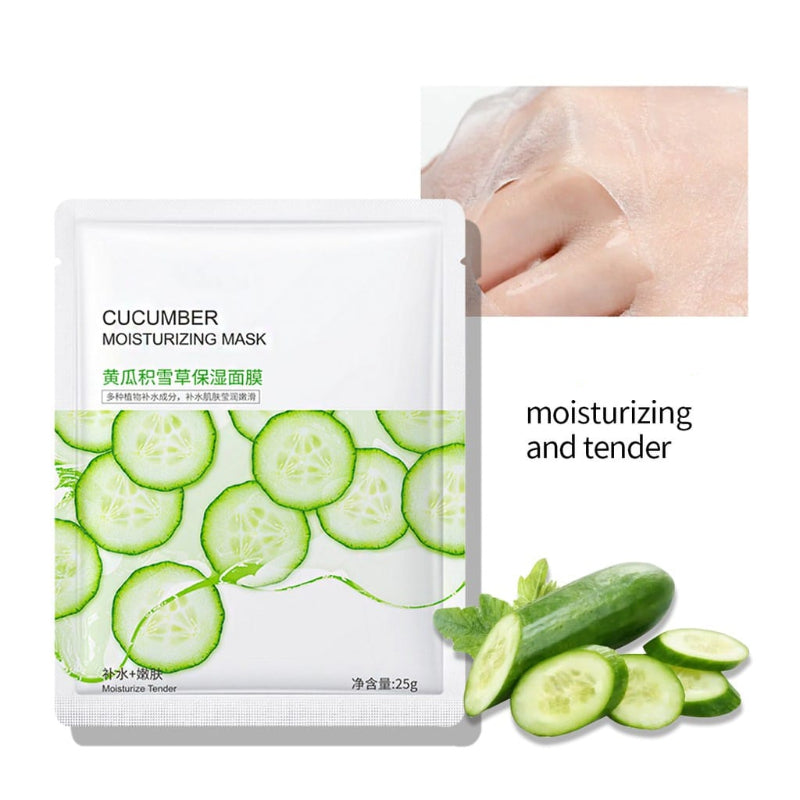 Pack of 8 Moisturizing Face Sheet Masks - For All Skin Types